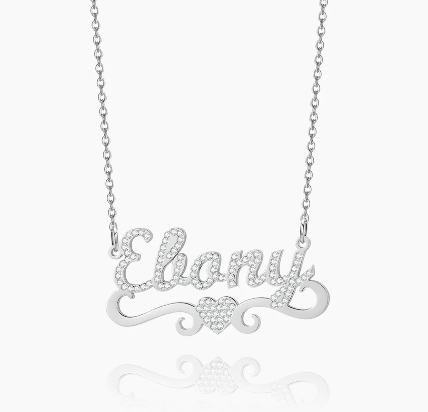 Blinged Out Name Necklace